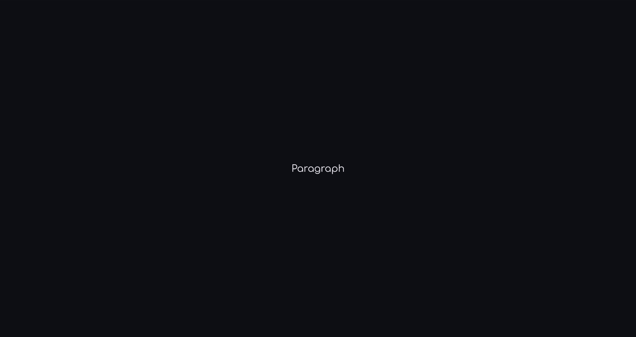 Paragraph exaple