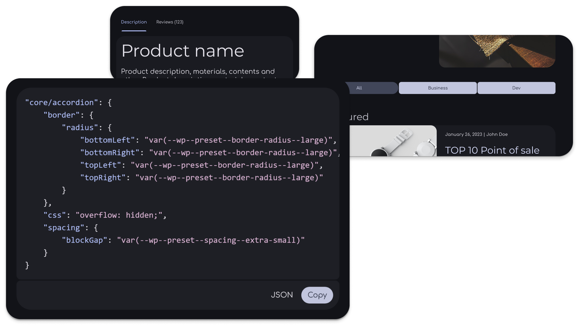 Showcase of plugins gutenberg blocks
